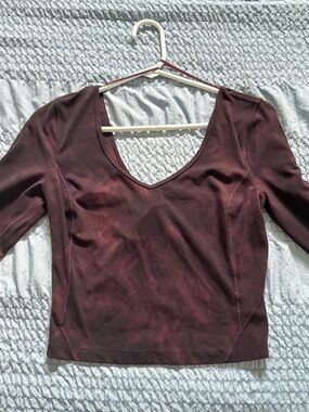 lululemon long sleeve align size 6 diamond dye